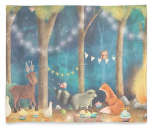 Plush Fleece Blanket 50 x 60 - Celebrate!