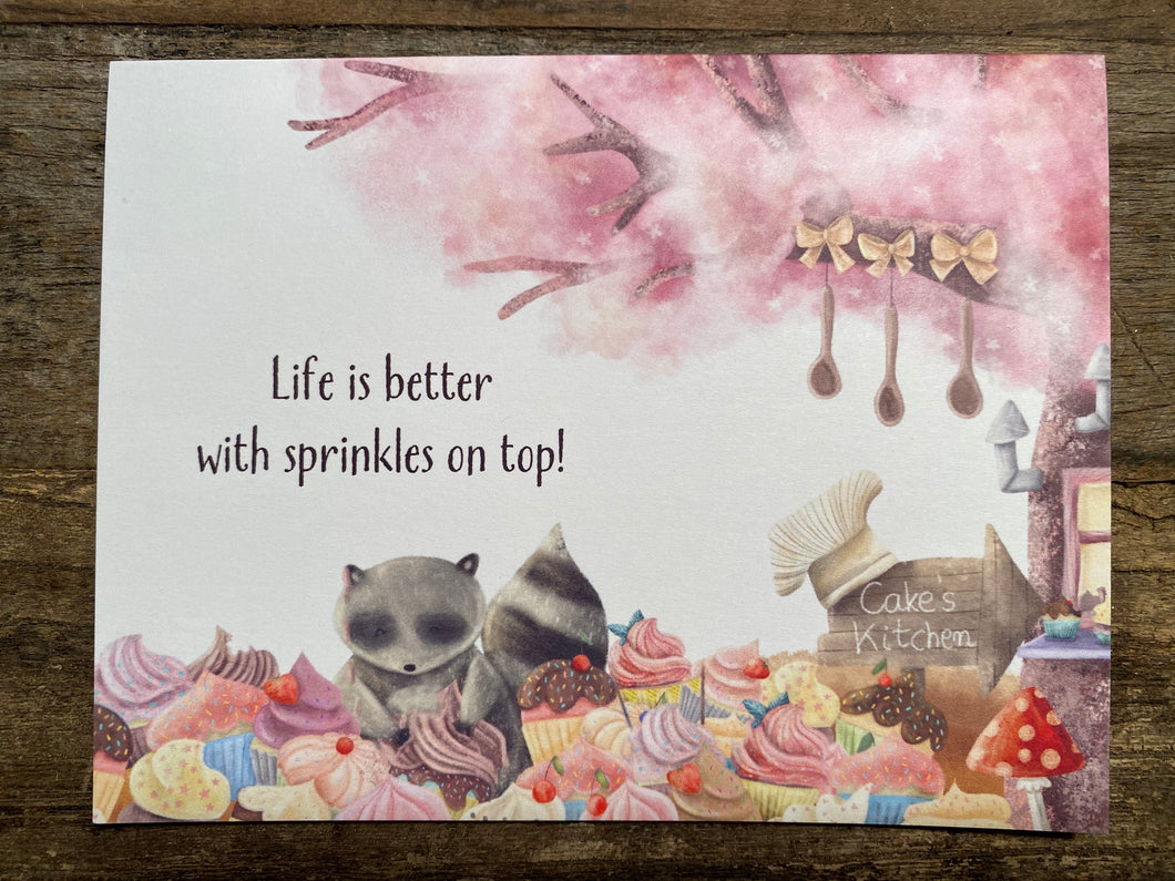 Note Card #6: Life is Better with Sprinkles
