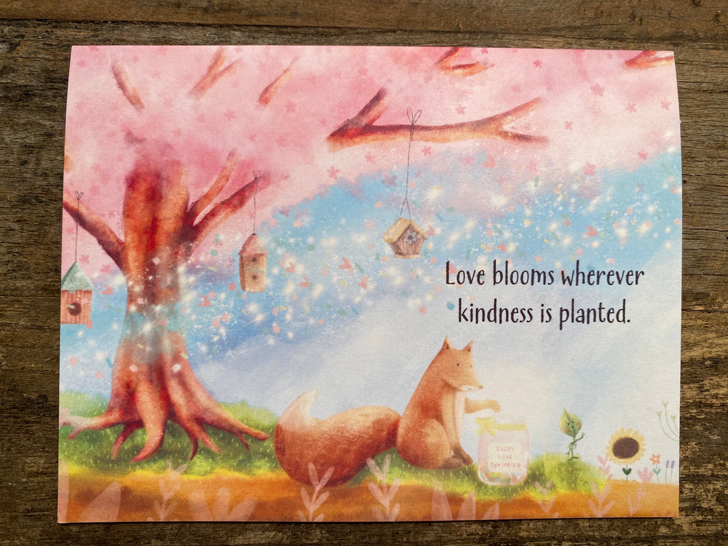 Note Card #3: Love Blooms